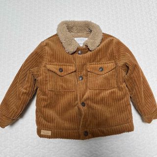 ザラキッズ(ZARA KIDS)のZARA kids コーディロイボアアウター86cm(ジャケット/コート)