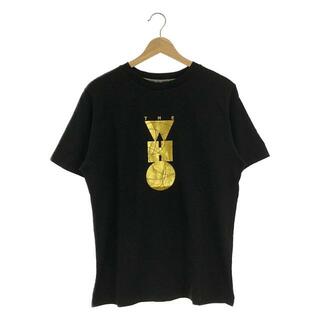 【新品】  REPLAY / リプレイ | THE WHO プリント Tシャツ | S | ブラック/ゴールド | レディース(Tシャツ(半袖/袖なし))