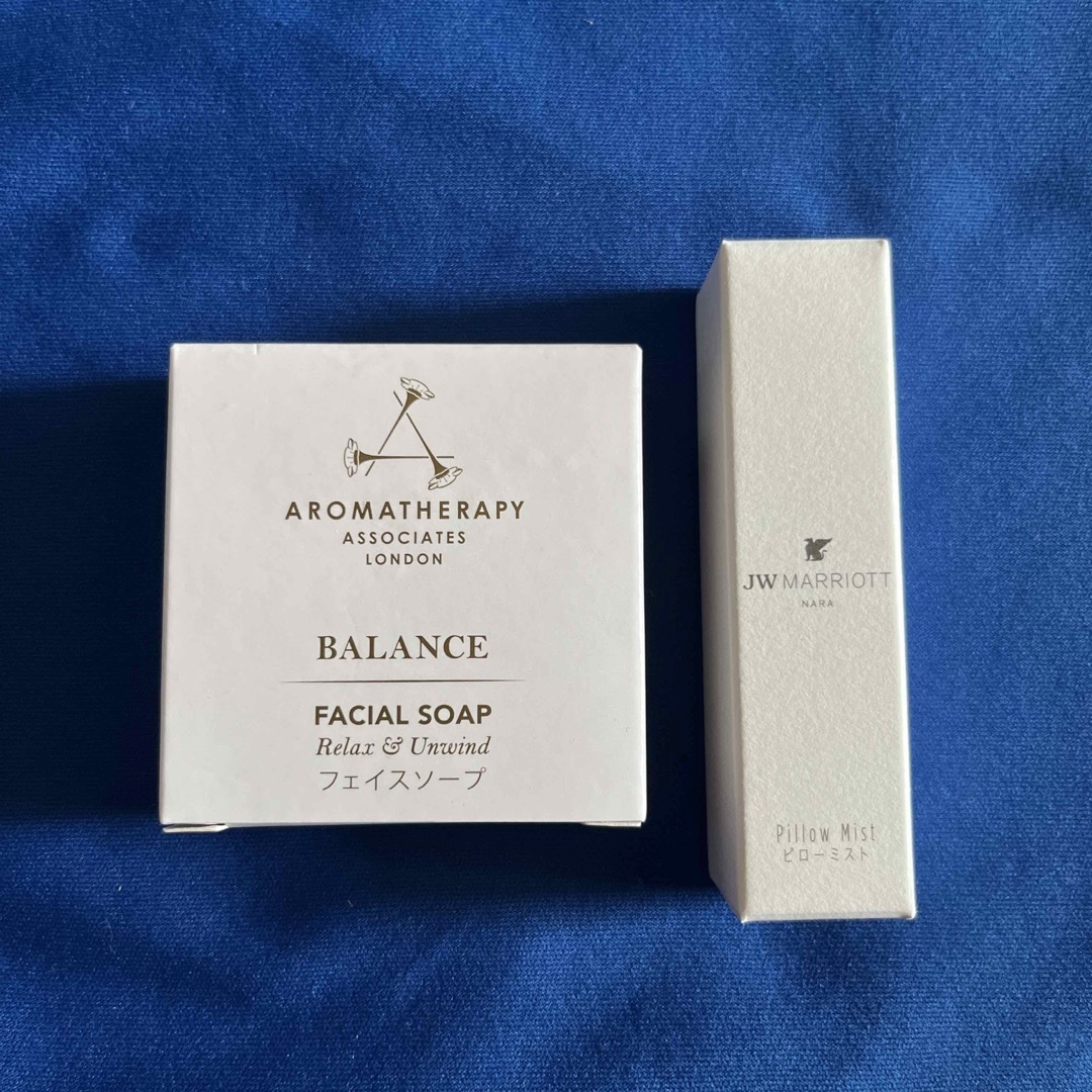 AROMATHERAPY ASSOCIATES(アロマセラピーアソシエイツ)のJWマリオットホテル奈良 ピローミスト&フェイスソープ アメニティセット コスメ/美容のリラクゼーション(アロマディフューザー)の商品写真