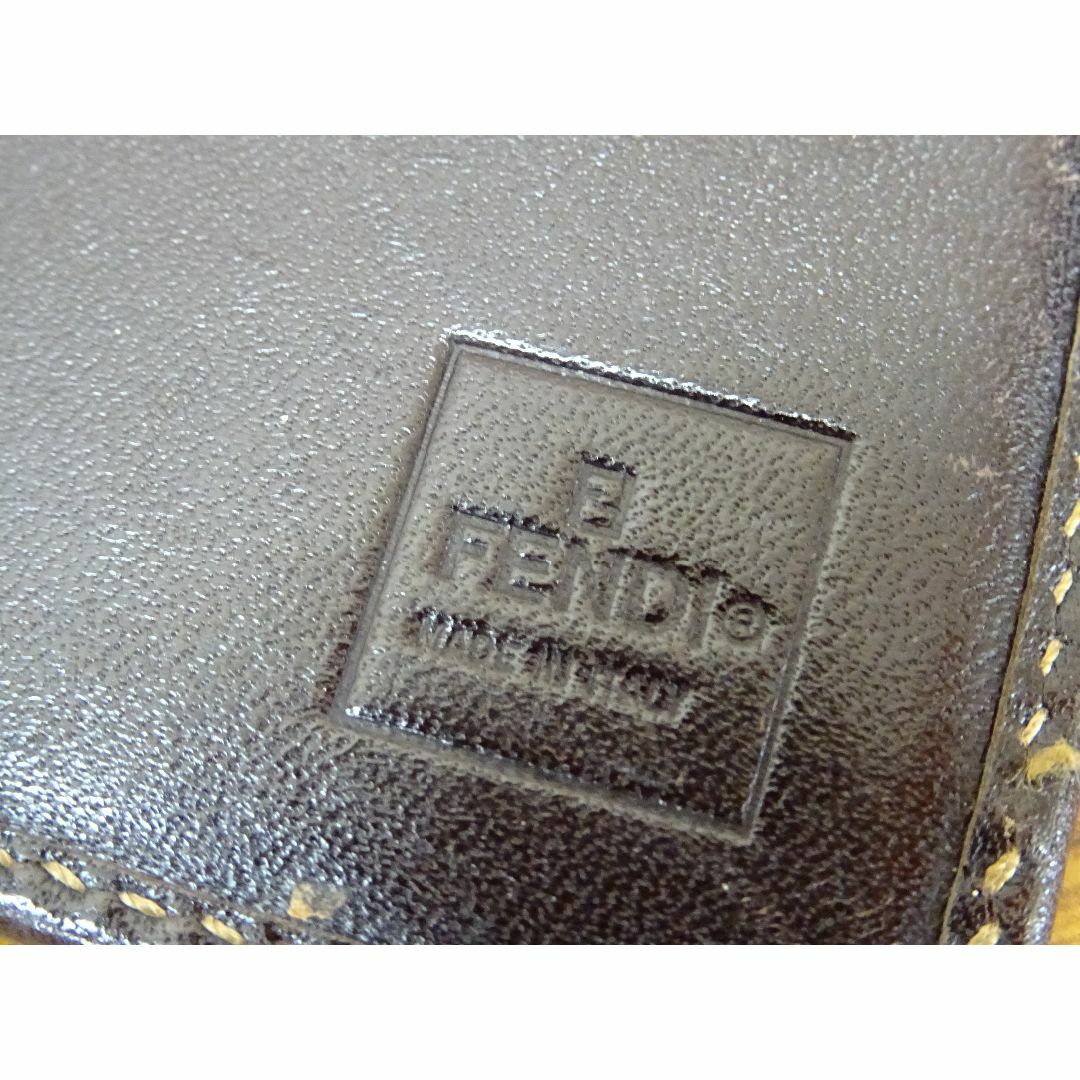 FENDI(フェンディ)のK宇002/ FENDI ズッカ 2つ折り財布 キャンバス レザー メンズのファッション小物(折り財布)の商品写真