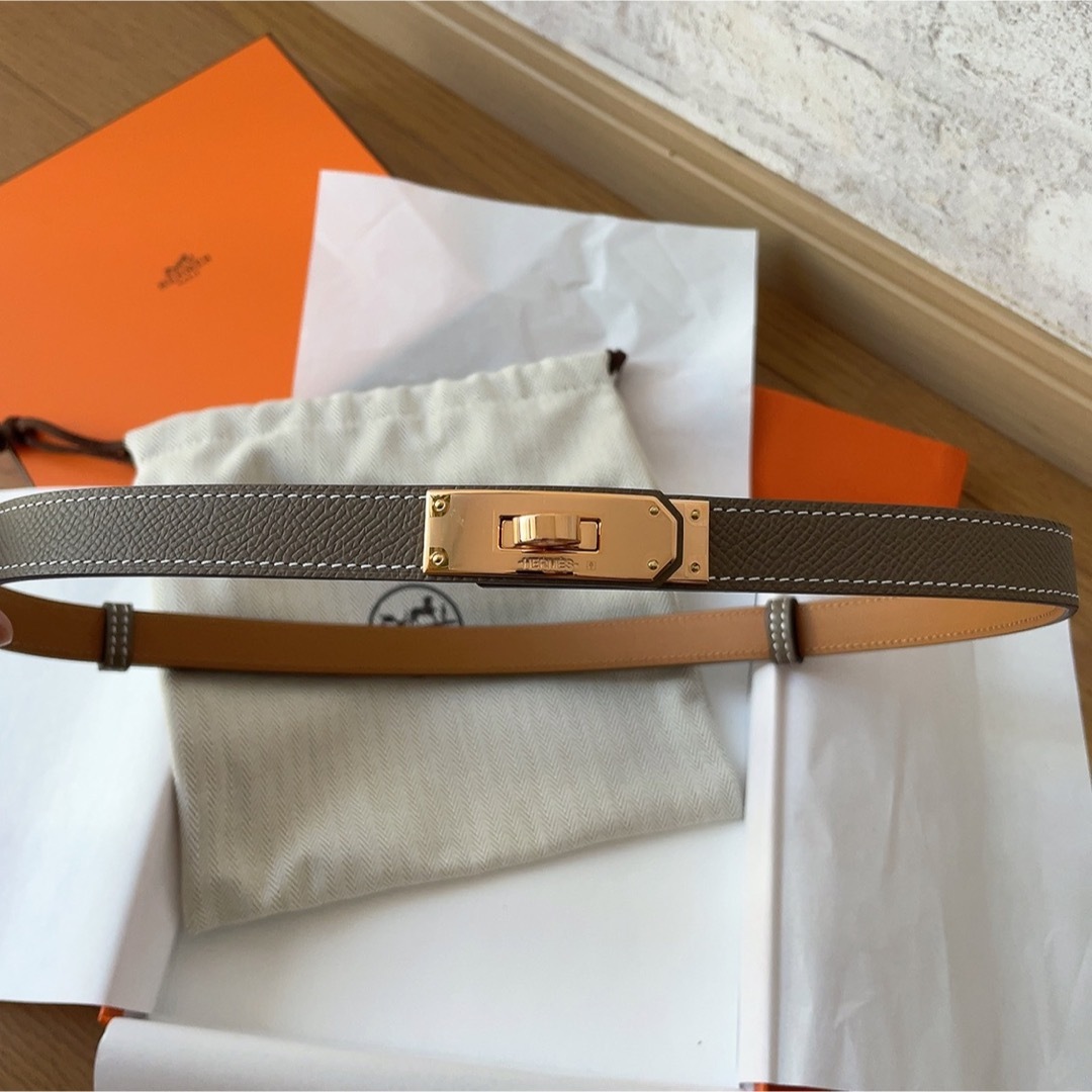 Hermes - 新品未使用 エルメス ベルト ケリー 18 サイズ調整可能 60