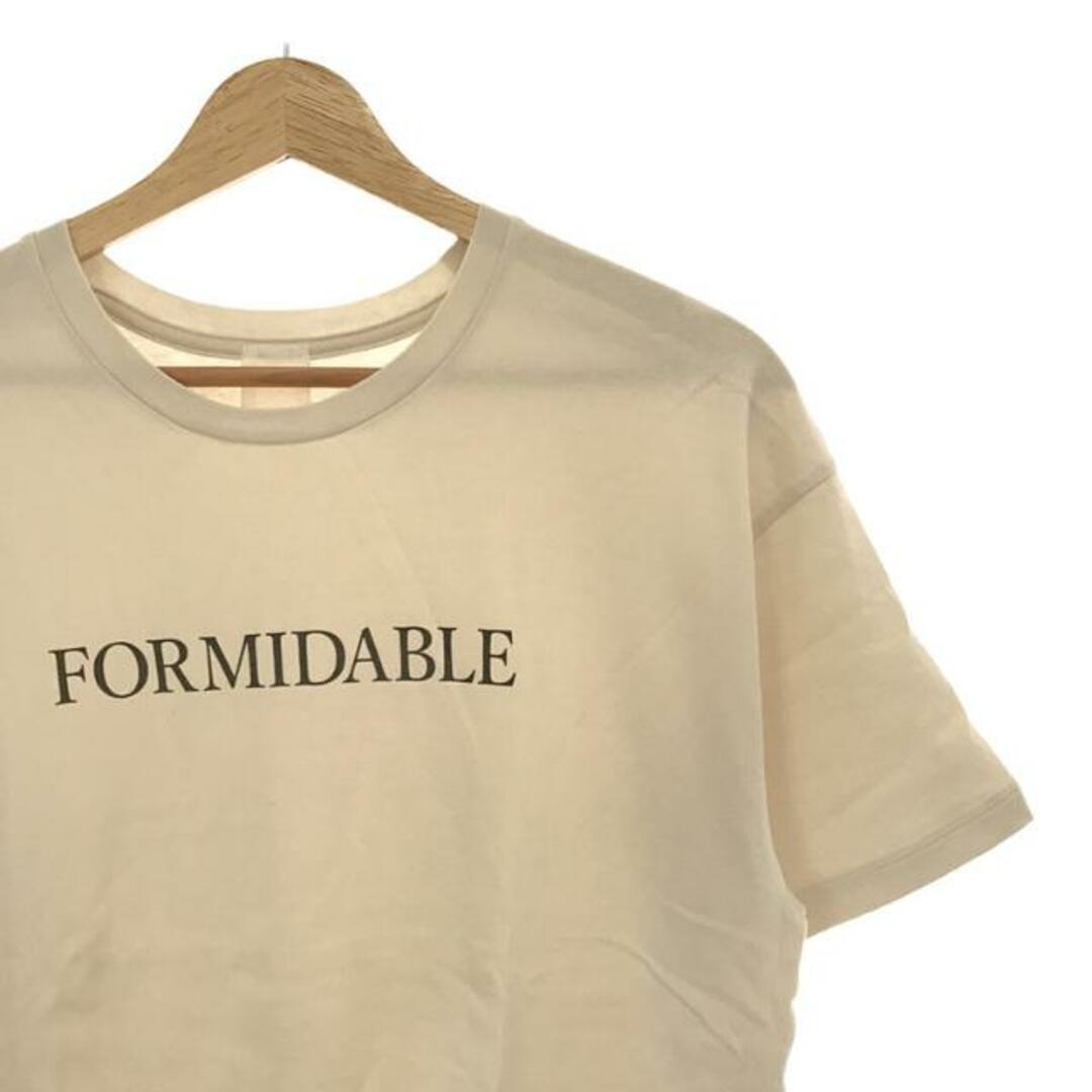 IENA(イエナ)の【美品】  IENA / イエナ | FORMIDABLE ロゴプリントＴシャツ | F | ナチュラル | レディース レディースのトップス(Tシャツ(半袖/袖なし))の商品写真