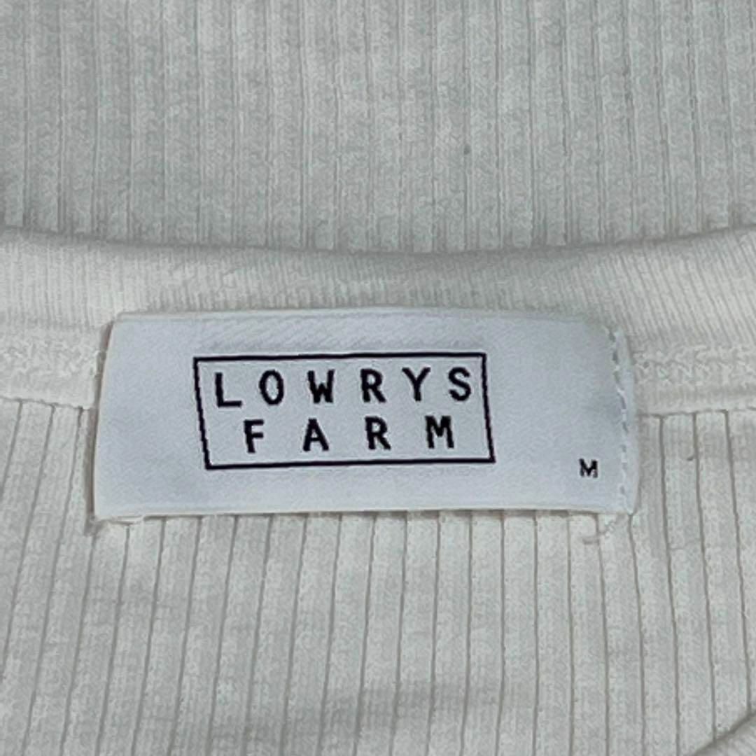 LOWRYS FARM(ローリーズファーム)のローリーズファーム 美品 半袖Tシャツ 白 M ドルマンスリーブ ブラウス レディースのトップス(Tシャツ(半袖/袖なし))の商品写真