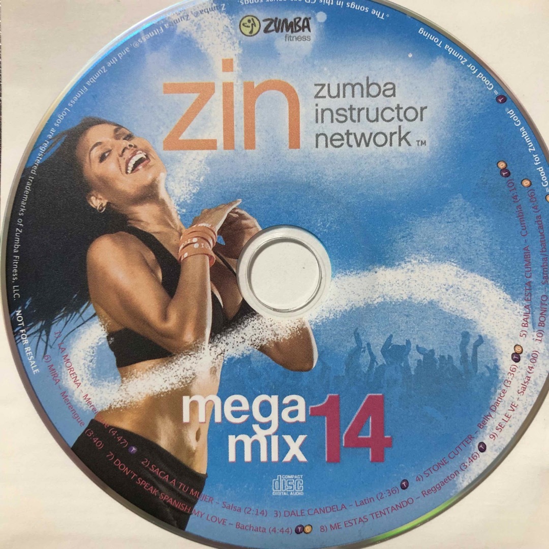 Zumba(ズンバ)のズンバ　MEGAMIX14  CD エンタメ/ホビーのCD(クラブ/ダンス)の商品写真