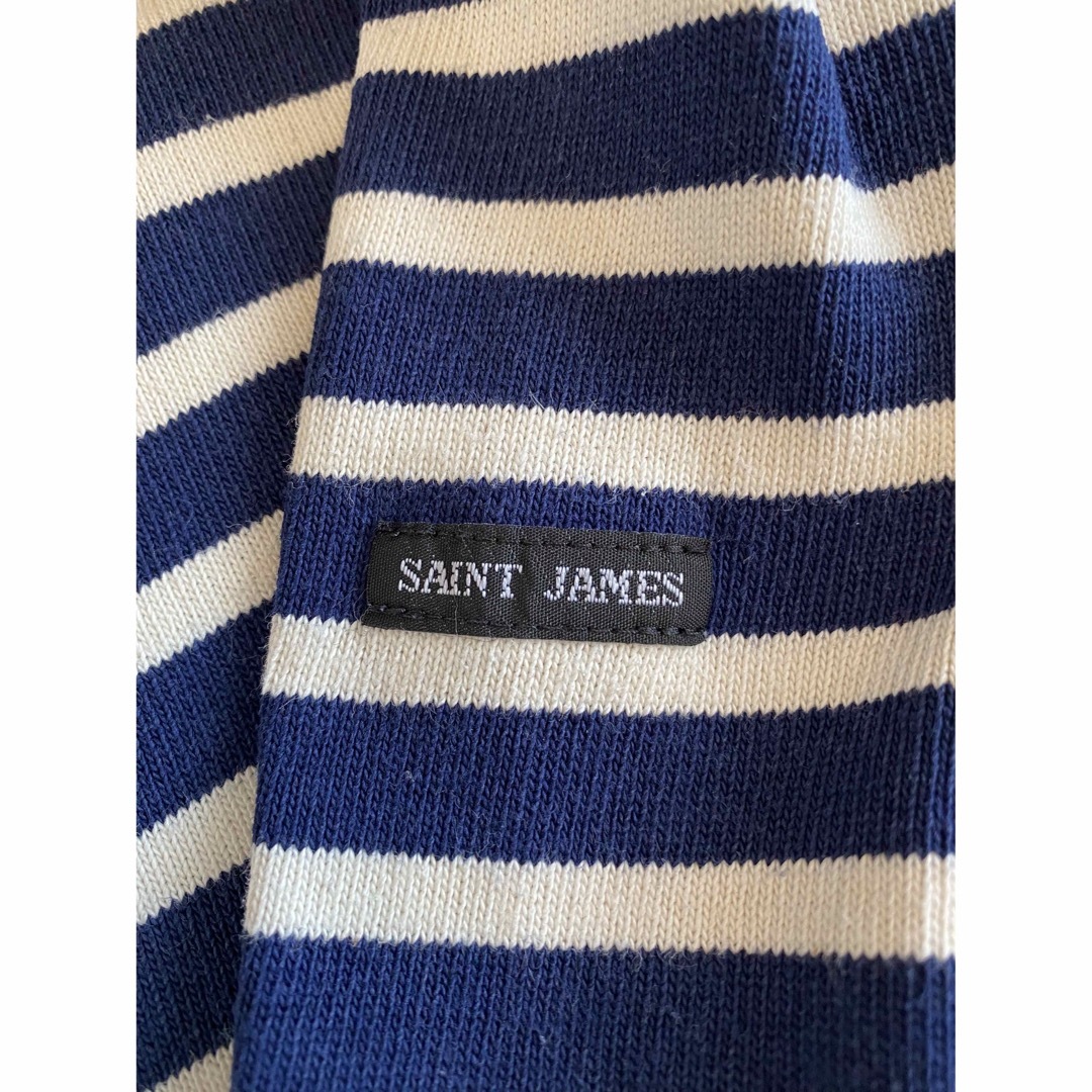 SAINT JAMES(セントジェームス)の【美品】セントジェームス　ウェッソン　マリン×エクリュ　T3 レディースのトップス(カットソー(長袖/七分))の商品写真