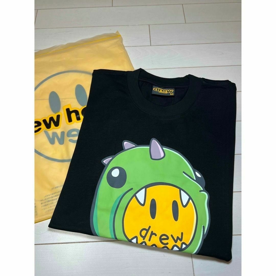 Drew house ドリューハウス Dino 恐竜 Tシャツ L 黒