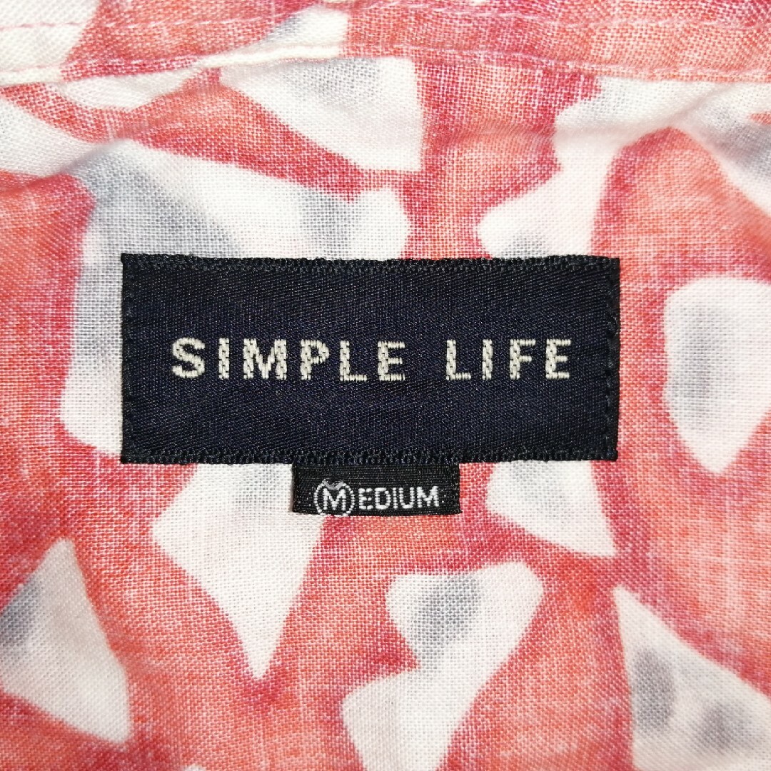 SIMPLE LIFE(シンプルライフ)の美品/SIMPLE LIFE/シンプルライフ/アロハシャツ/日本製/トップス メンズのトップス(シャツ)の商品写真