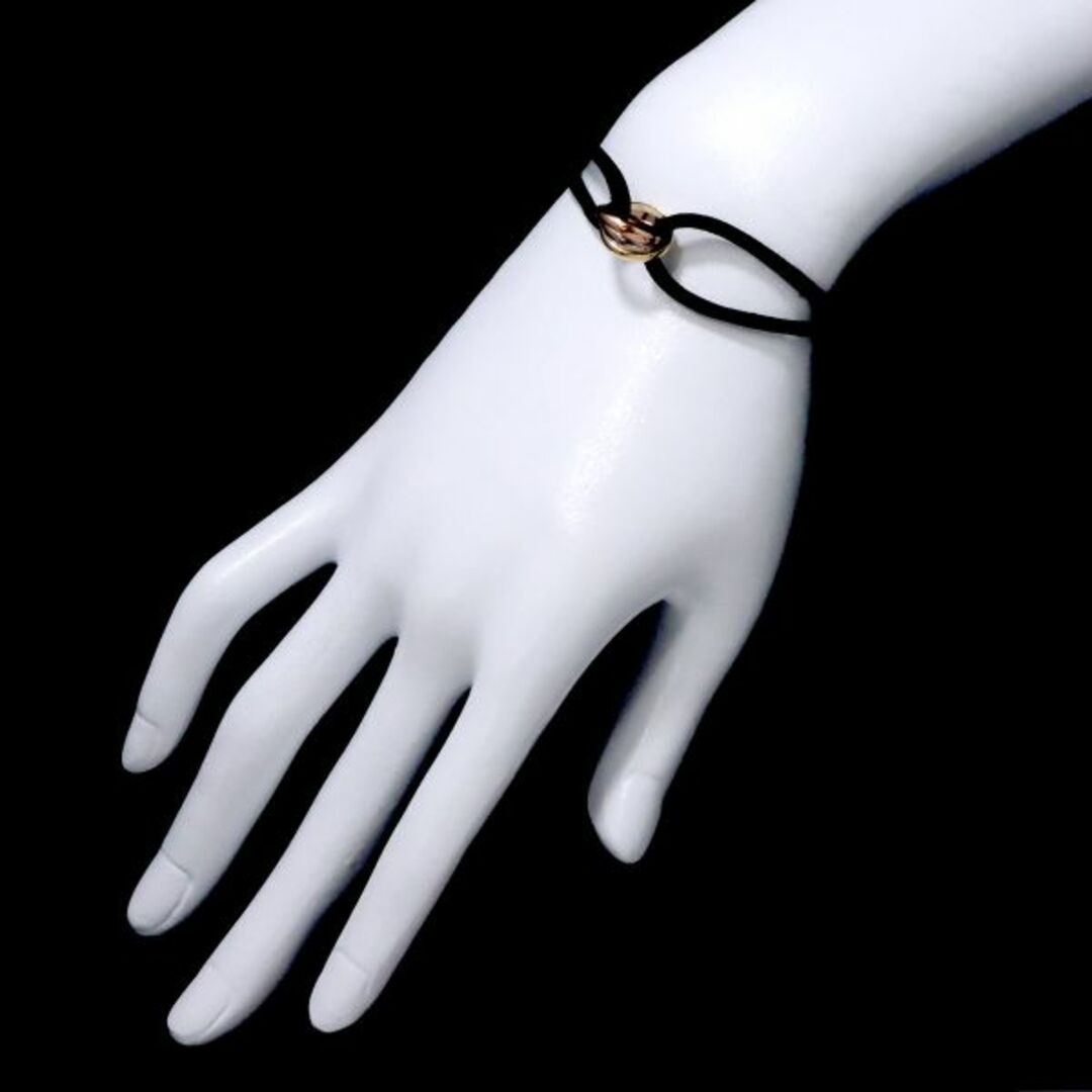 Cartier(カルティエ)のカルティエ Cartier トリニティ ブレスレット K18 YG WG PG 750 スリーカラー VLP 90195108 レディースのアクセサリー(ブレスレット/バングル)の商品写真