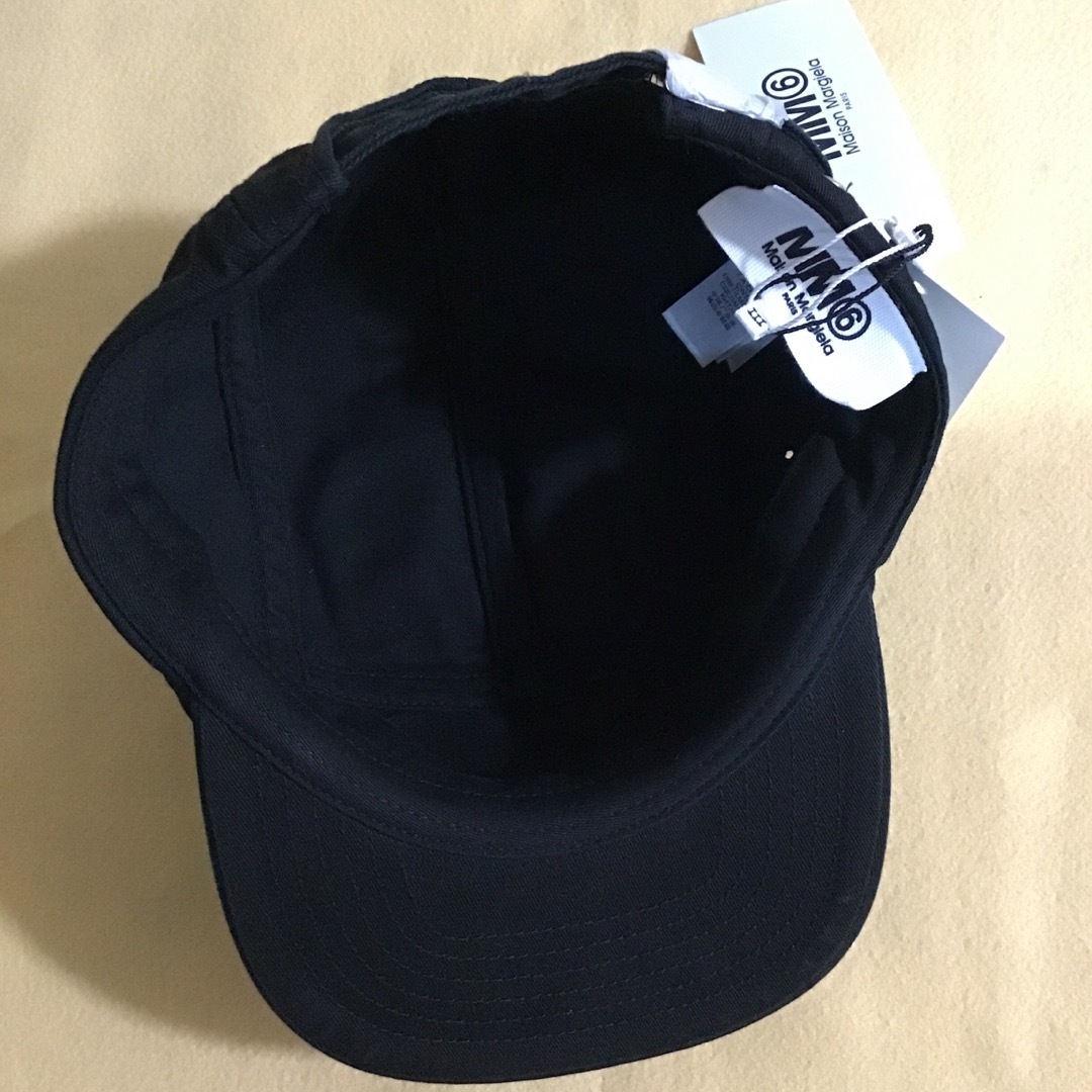 MM6 - MM6 マルジェラ キッズ キャップ ロゴ 新品未使用 の通販 by MM6 - MM6 マルジェラ キッズ キャップ ロゴ 新品未使用 の通販 by