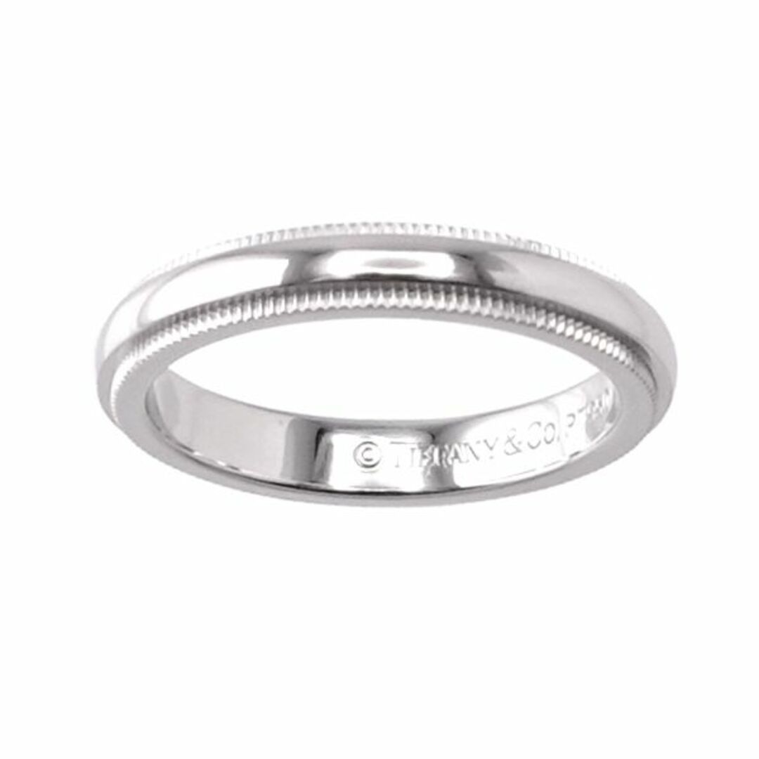 Tiffany & Co.(ティファニー)のティファニー TIFFANY&CO. ミルグレイン 8.5号 リング 幅3mm Pt プラチナ 指輪 VLP 90199133 レディースのアクセサリー(リング(指輪))の商品写真