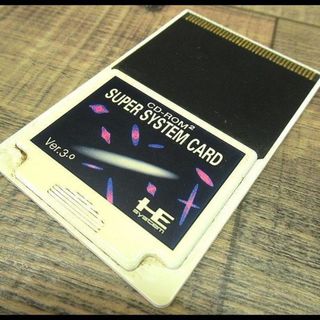 ハドソン(HUDSON)のG①ジャンク PCエンジン CD-ROM2 HuCARD スーパーシステムカード(家庭用ゲームソフト)