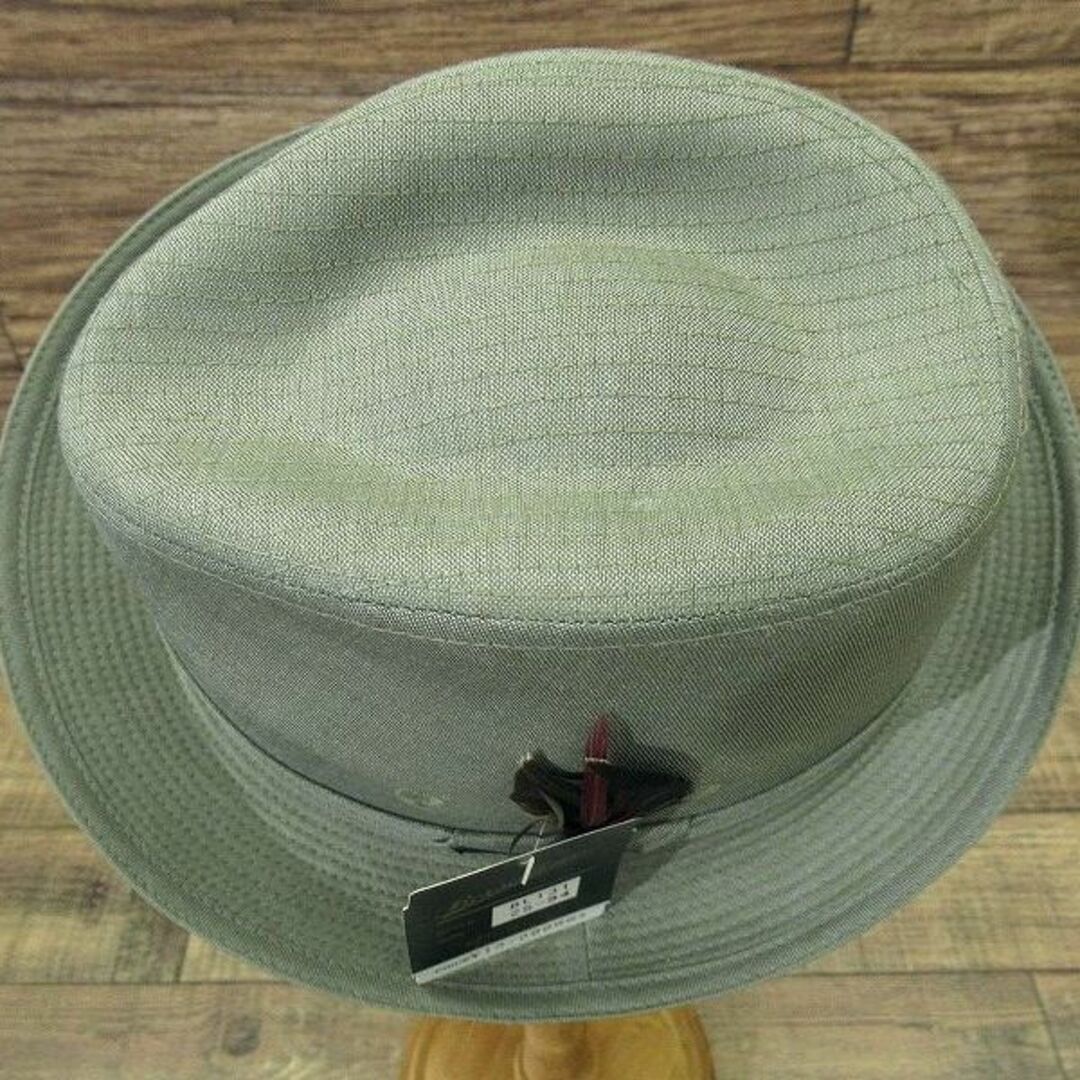 Borsalino(ボルサリーノ)のG② 新品 ボルサリーノ 中央帽子 男女兼用 羽根装飾 中折れ ハット 帽子 ③ メンズの帽子(ハット)の商品写真