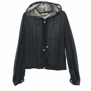 【Rene】ルネ　M　ロングコート　黒　ブラック　ジップ