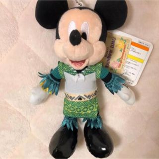 ディズニー(Disney)の新品⭐️ TDR  RAINBOW LUAU ミッキーマウス ぬいぐるみバッジ(キャラクターグッズ)