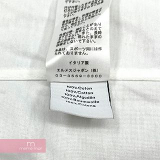 HERMES 2023SS Poulp’Watch Tee エルメス プールプウォッチTシャツ 半袖カットソー プリント タコ サーフィン スリット ホワイト サイズXL【230905】【-A】【me04】