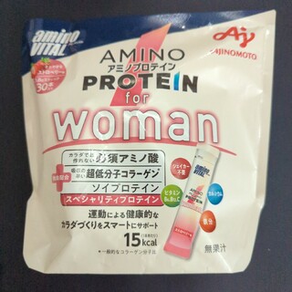 アジノモト(味の素)のアミノプロテイン for woman 30本入り ストロベリー味(プロテイン)