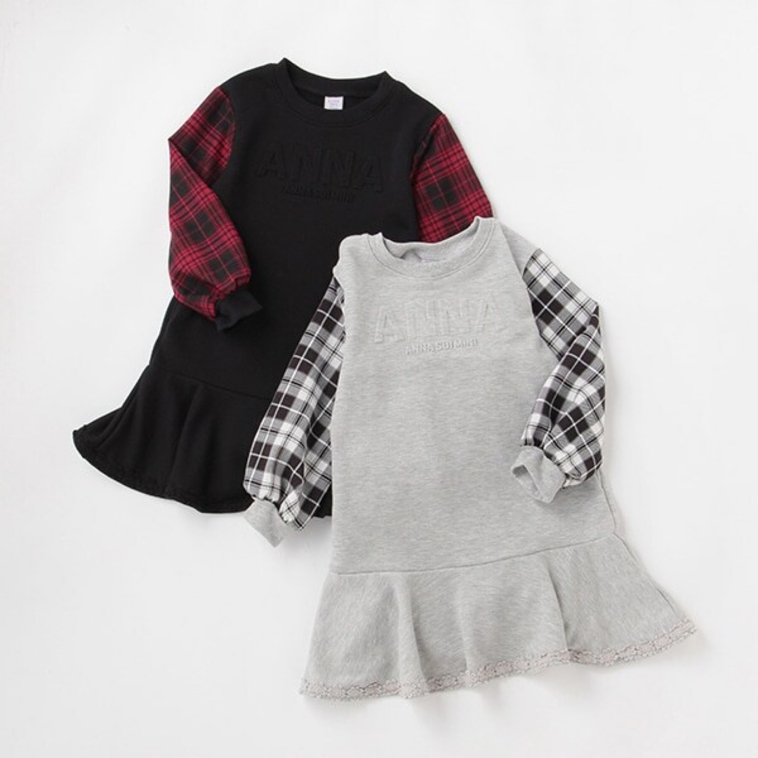 ANNA SUI mini - 新品◇ANNA SUI mini 110cm 袖チェックカット