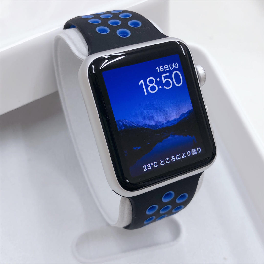 スマホ/家電/カメラ新品 アップルウォッチ 42mm シルバー SPORT apple watch