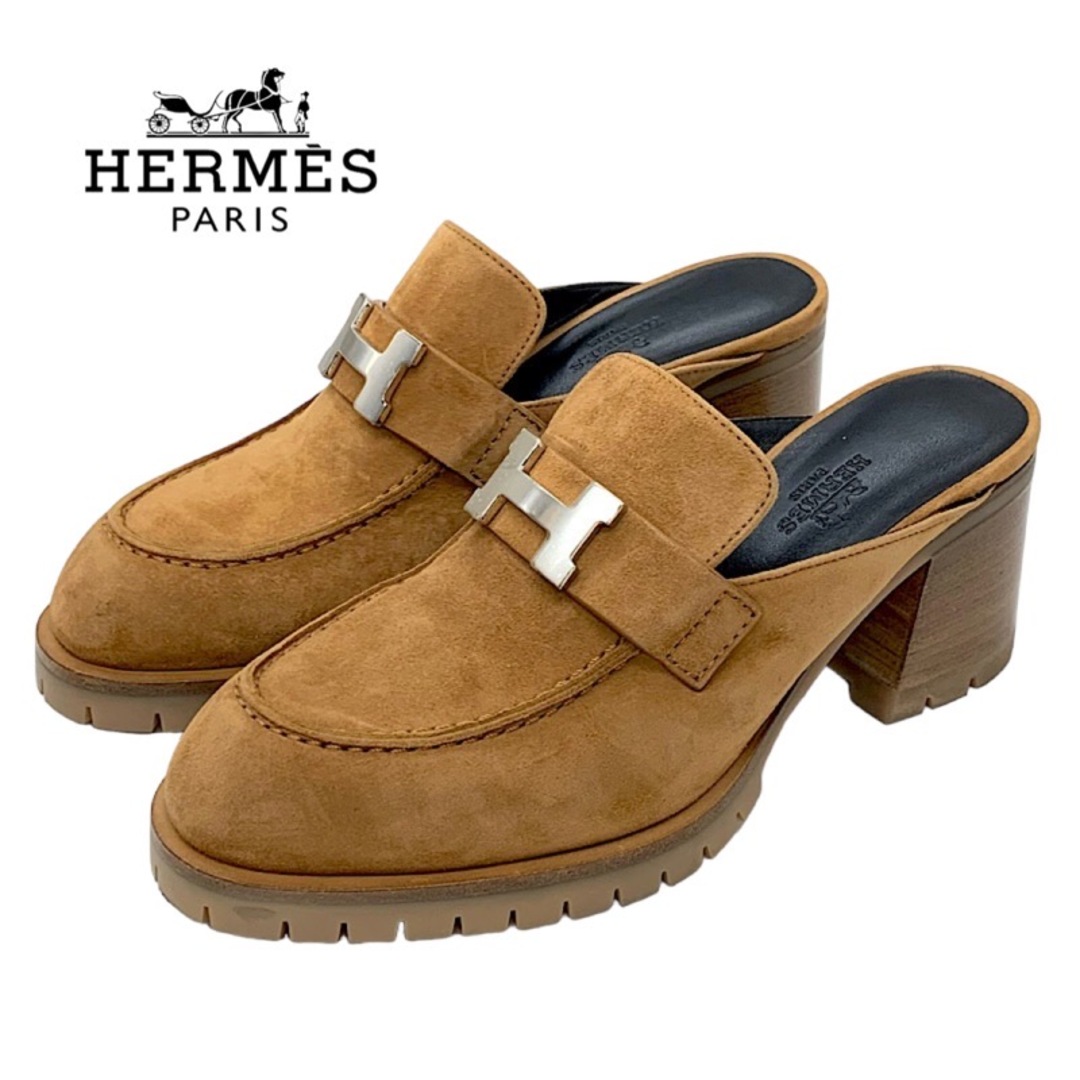 Hermes - エルメス HERMES フロール サンダル 靴 シューズ スエード