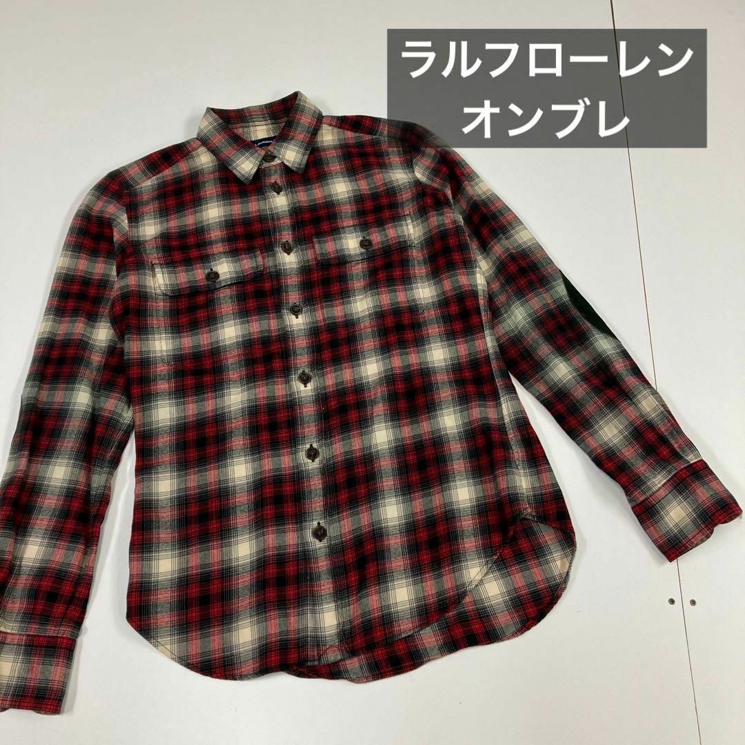 50s McGREGOR オンブレ チェック シャツ 赤白黒 S シャドー 綿