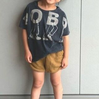 コドモビームス(こども ビームス)の美品★ BOBO CHOSES プリントTシャツ 4-5Y 110cm ブラック(Tシャツ/カットソー)