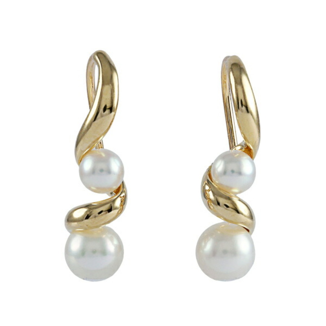 MIKIMOTO - ミキモト K18YG イエローゴールド ピアス 中古の通販 by