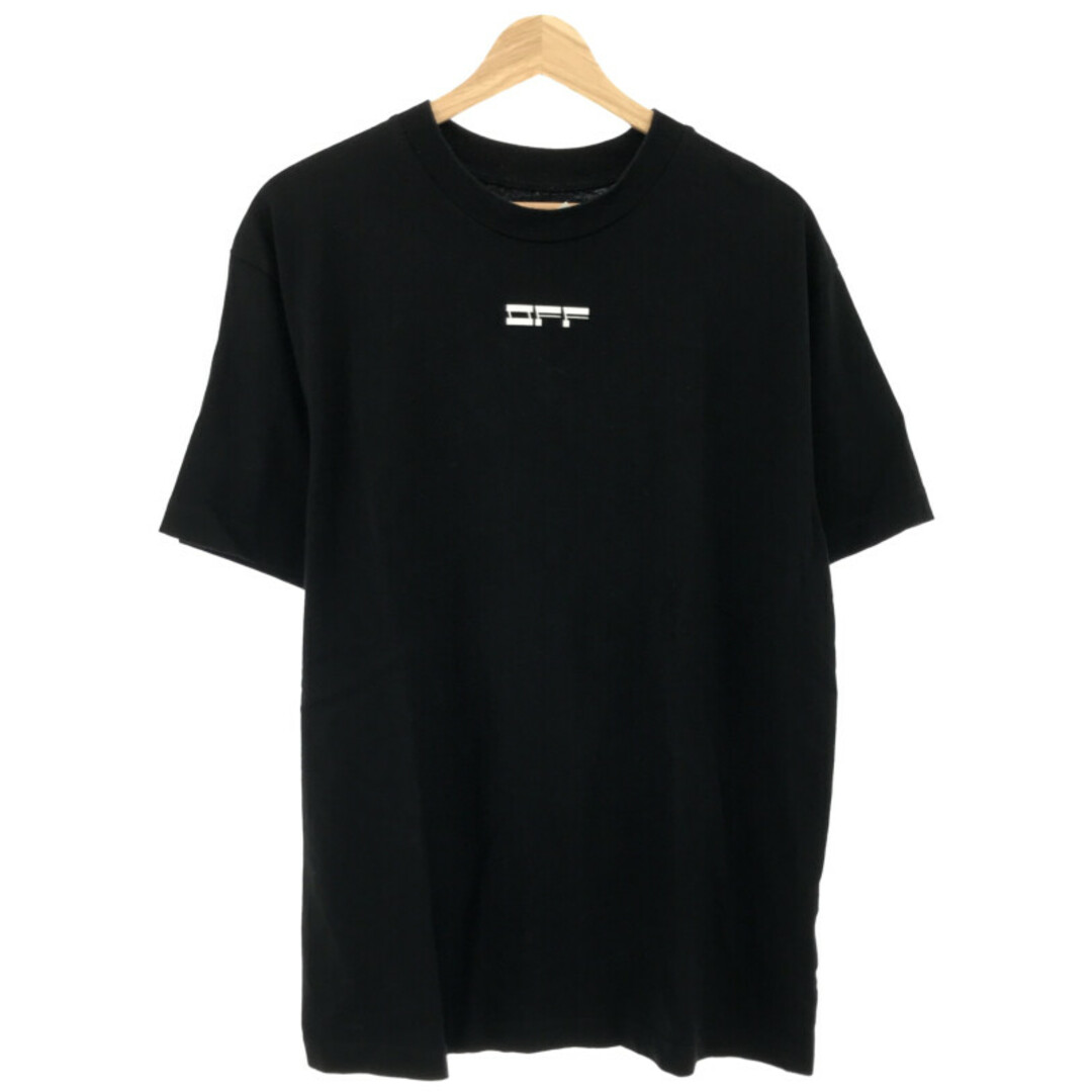 OFF-WHITE オフホワイト フェイスプリントTシャツ-