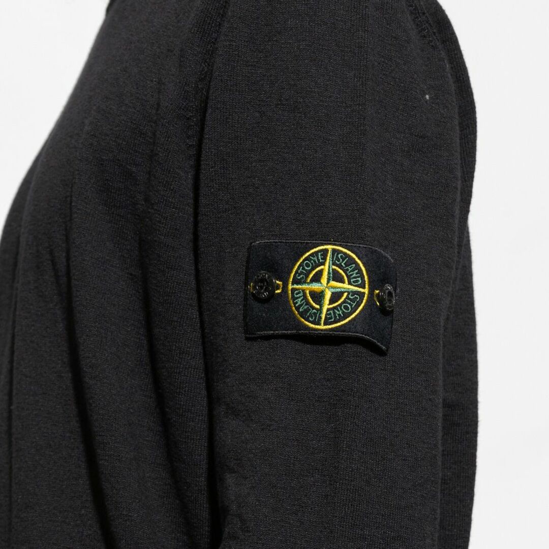 STONE ISLAND(ストーンアイランド)の送料無料 16 STONE ISLAND ストーンアイランド 1015502B0 A0029 ブラック セーター ニット size M メンズのトップス(ニット/セーター)の商品写真