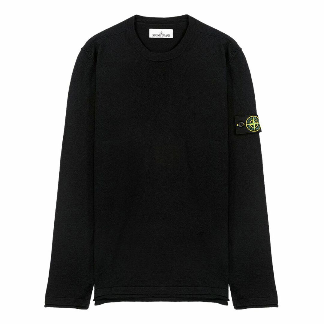 STONE ISLAND(ストーンアイランド)の送料無料 16 STONE ISLAND ストーンアイランド 1015502B0 A0029 ブラック セーター ニット size M メンズのトップス(ニット/セーター)の商品写真