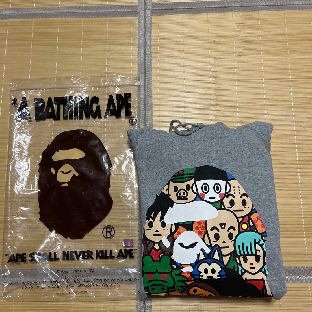 APE BAPE KAWS DRAGON BALL パーカー　ドラゴンボール　L