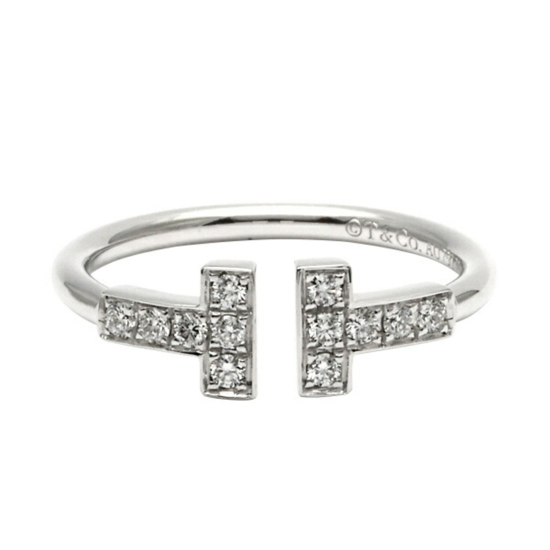 Tiffany & Co. - ティファニー Tワイヤー T K18WG ホワイトゴールド ... 美品 ティファニー Tiffany Tワイヤーリング 指輪 K18WG ゴールド