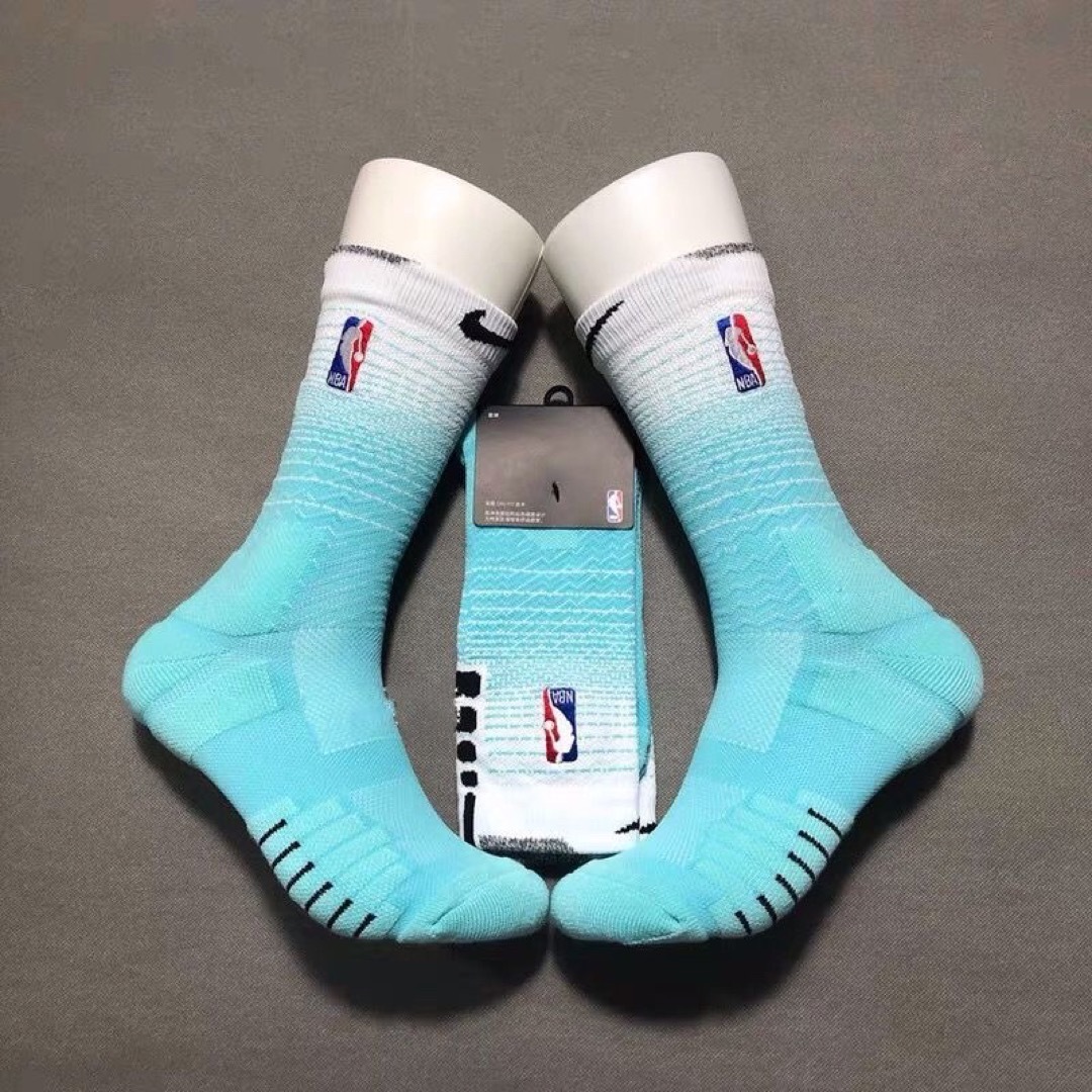 人気水色NIKEJORDAN NBA靴下MLBバスケットボールソックス