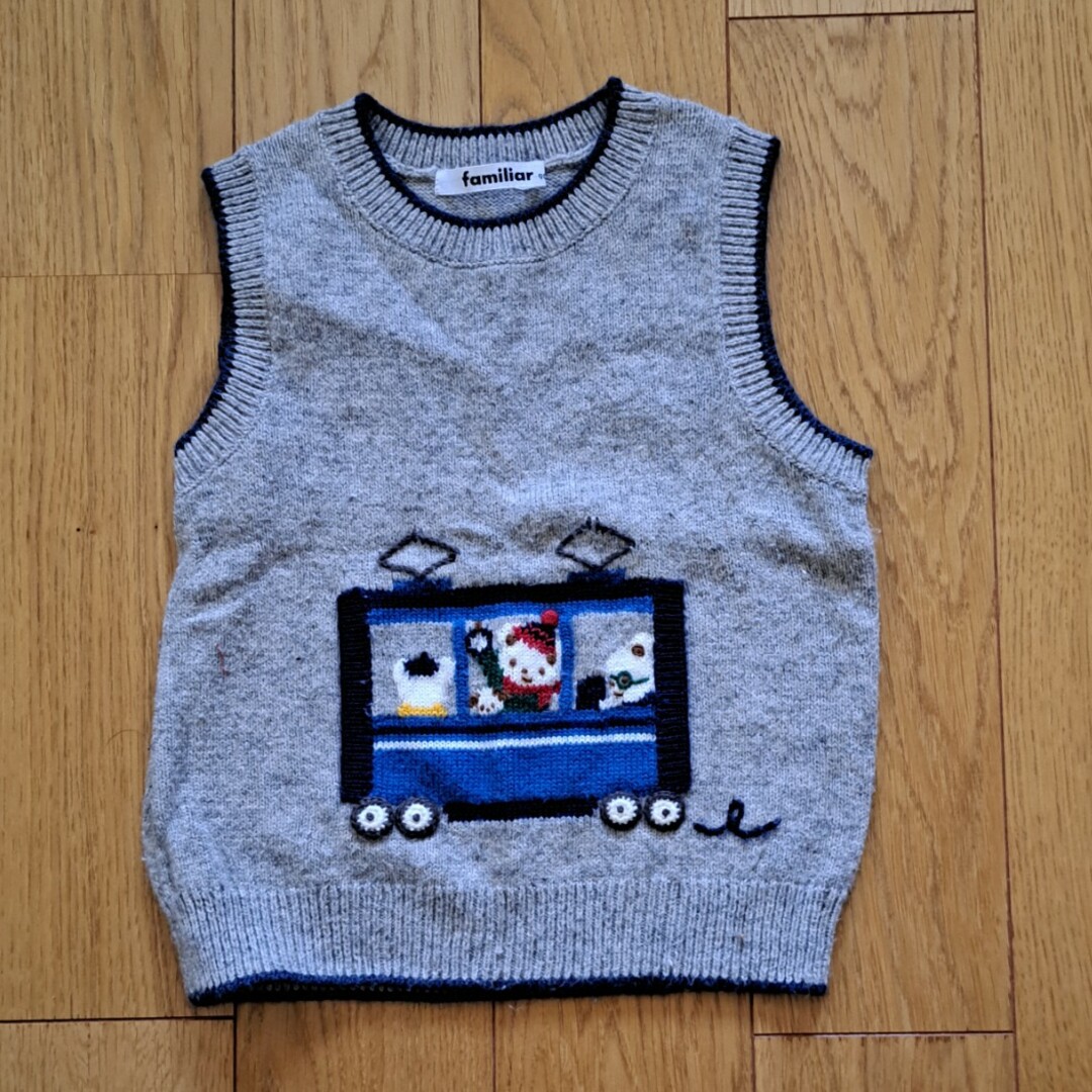 ミキハウス ニットベスト 90㎝- ミキハウス ニットベスト 90㎝-
