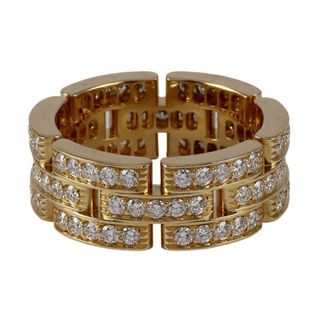 カルティエ(Cartier)のカルティエ マイヨンパンテール K18YG イエローゴールド リング 中古(リング(指輪))