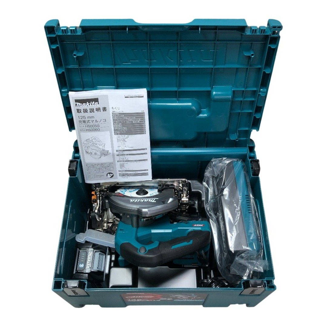 ◇◇MAKITA 125mm 充電式丸のこ 付属品完備 HS005GRDX - nayaabhaandi.com
