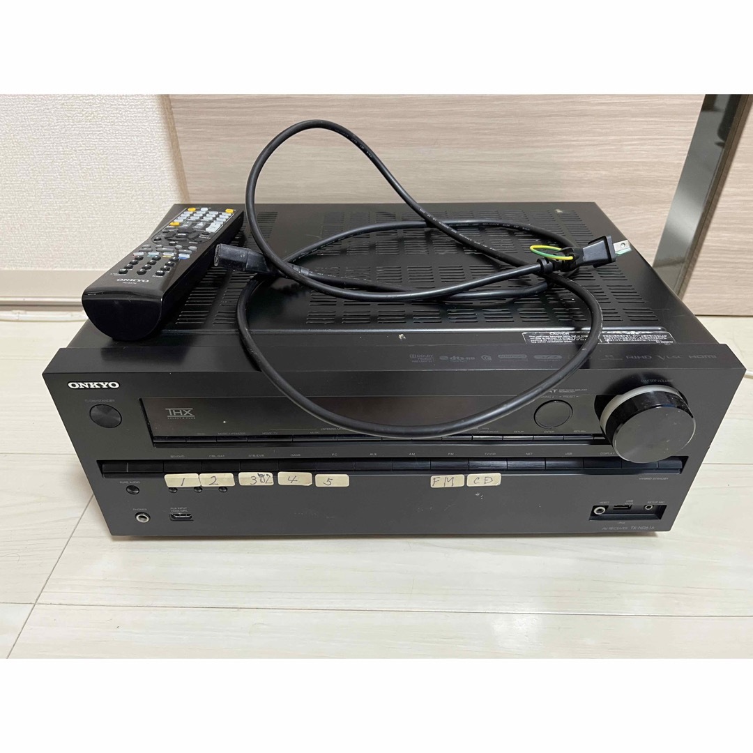 不良品】ONKYOオンキヨーAVアンプ 7.1ch TX-NR 616 (B) | www