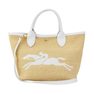 ロンシャン(LONGCHAMP)の新品 ロンシャン LONGCHAMP ハンドバッグ パニエ プリアージュ TOP HANDLE BAG S ブラン(ハンドバッグ)