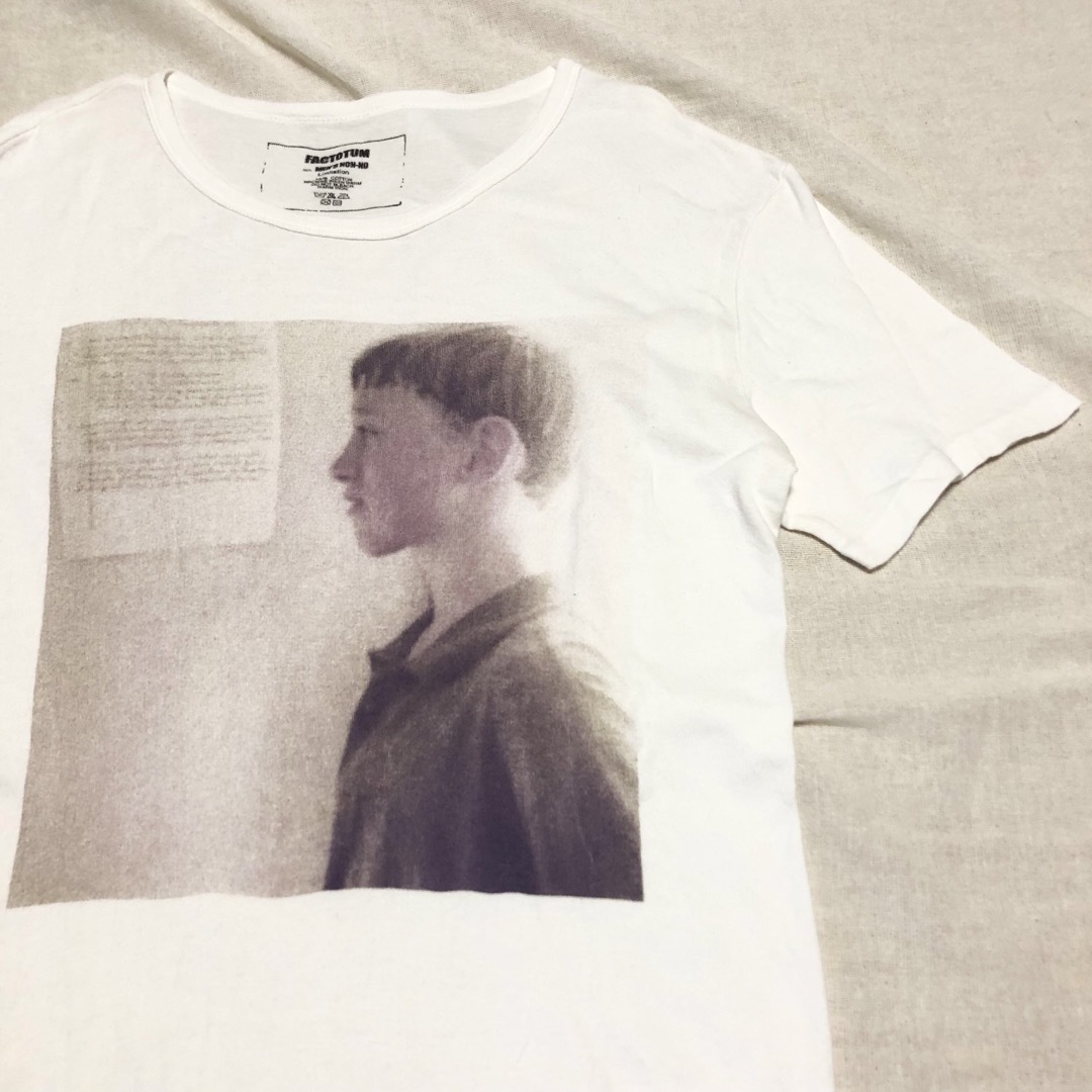 【非売品】FACTOTUM×メンズノンノ 限定フォトTシャツ コラボ 丸胴
