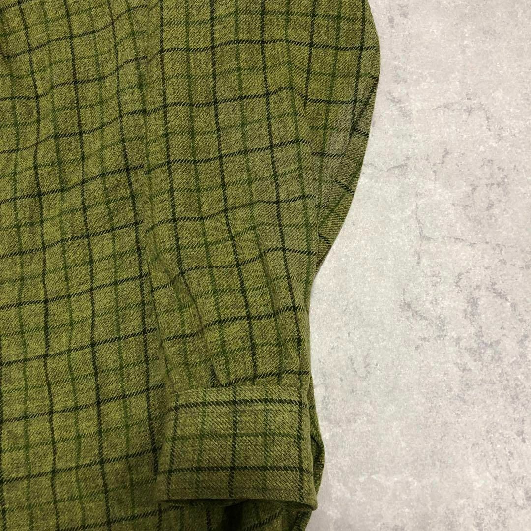 Pendleton ペンドルトン 60s チェックウールシャツ グリーンサイズL