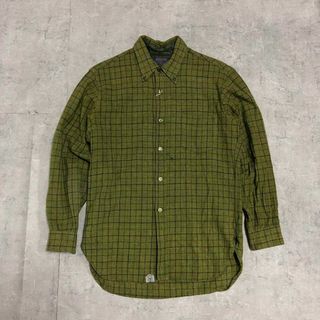 ペンドルトン(PENDLETON)のPendleton ペンドルトン 60s チェックウールシャツ グリーンサイズL(シャツ)