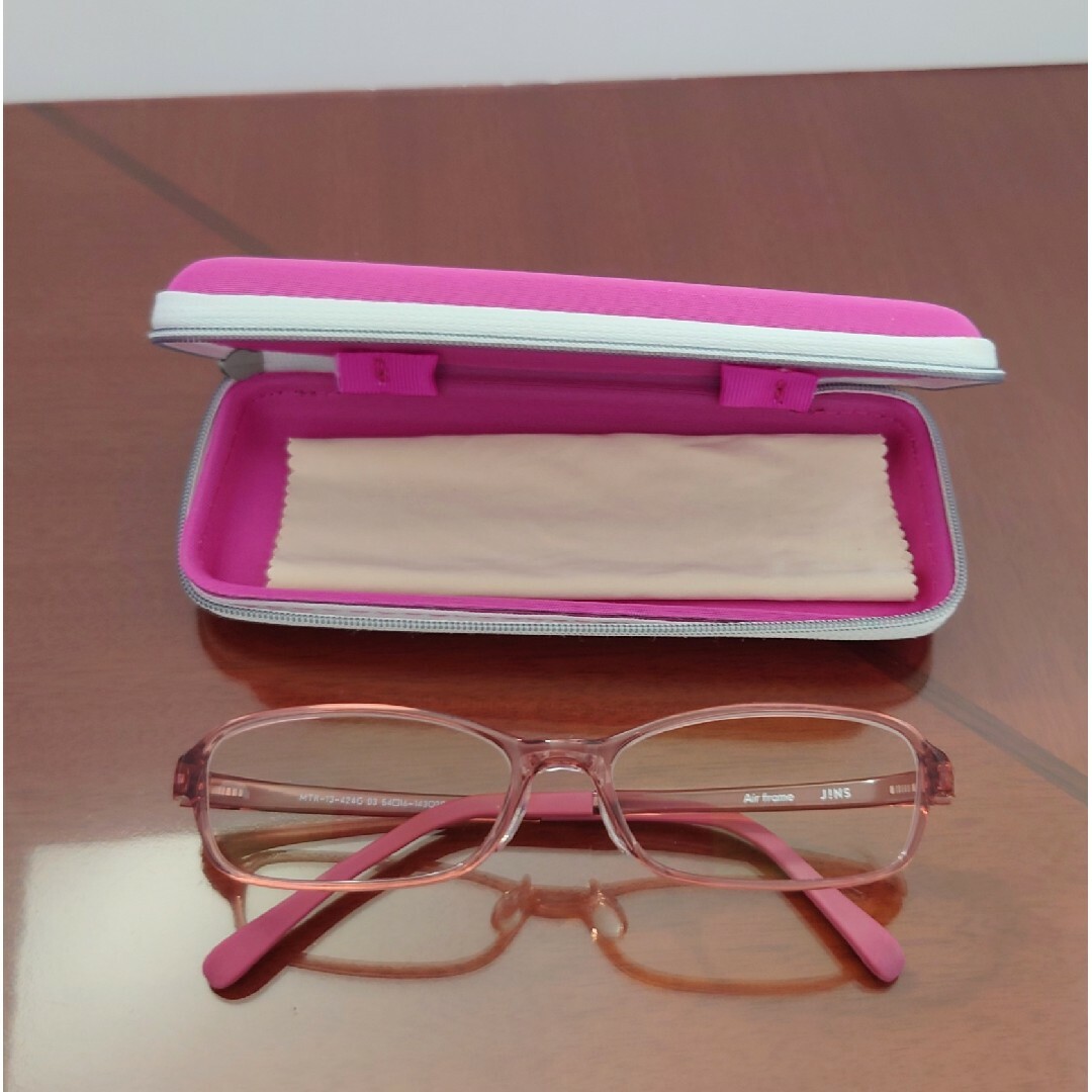 JINS　 スクエア型　 眼鏡フレーム《度付き》 | フリマアプリ ラクマ