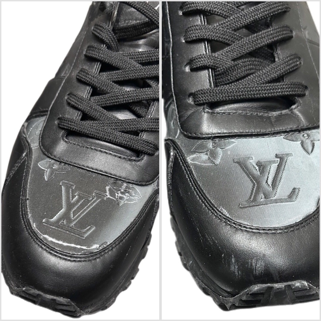 LOUIS VUITTON(ルイヴィトン)のVUITTON ルイヴィトン スニーカー モノグラム MS1200 ブラック メンズの靴/シューズ(スニーカー)の商品写真