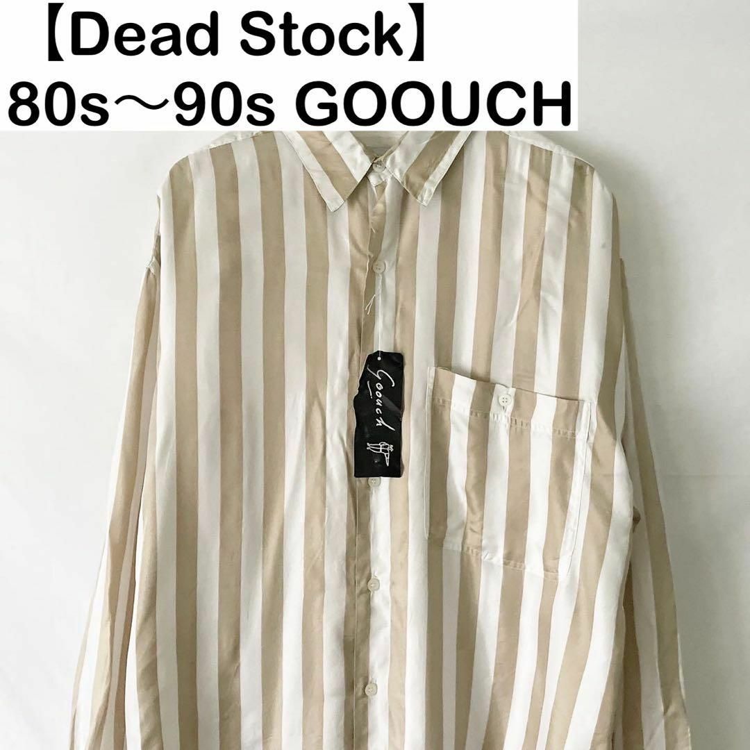 【Dead Stock】80s〜90s GOOUCH 総柄　シャツ