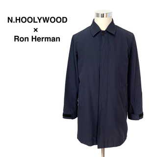 未使用N.HOOLYWOOD ナイロンデザインコート黒サンプル品40