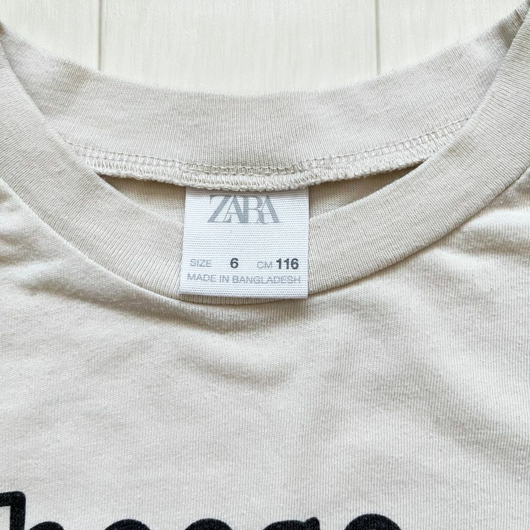 ZARA KIDS(ザラキッズ)の美品★ zara kids 韓国子供服 プリントTシャツ2枚セット 80cm キッズ/ベビー/マタニティのベビー服(~85cm)(Ｔシャツ)の商品写真