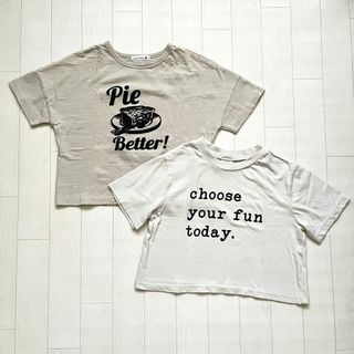 ザラキッズ(ZARA KIDS)の美品★ zara kids 韓国子供服 プリントTシャツ2枚セット 80cm(Ｔシャツ)