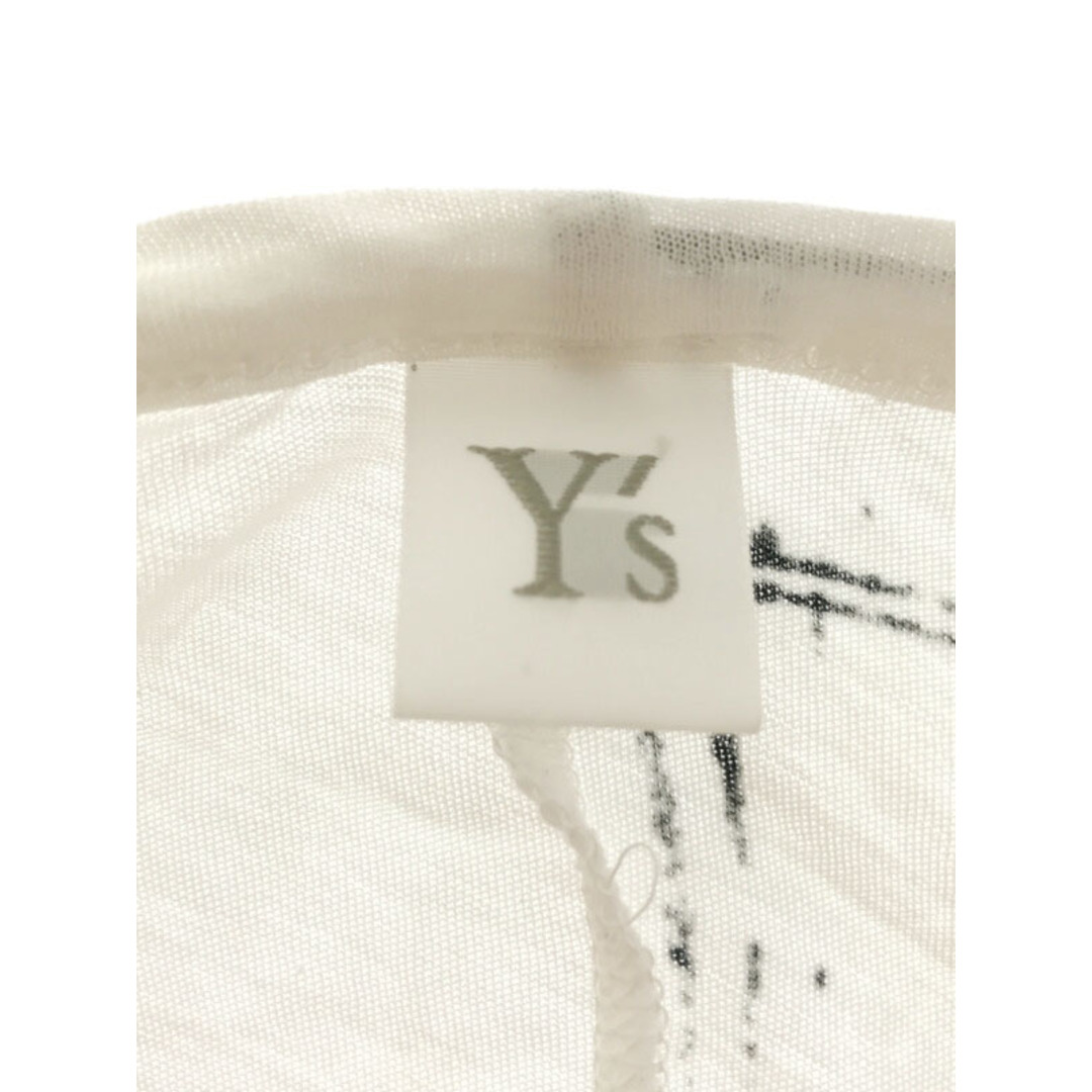 Y's(ワイズ)のY's ワイズ 総柄コットンノースリーブカットソー レディースのトップス(カットソー(半袖/袖なし))の商品写真