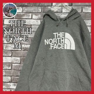 ザノースフェイス(THE NORTH FACE)の定番デザインノースフェイスプルオーバーフーディーパーカースウェットデカロゴ古着(パーカー)