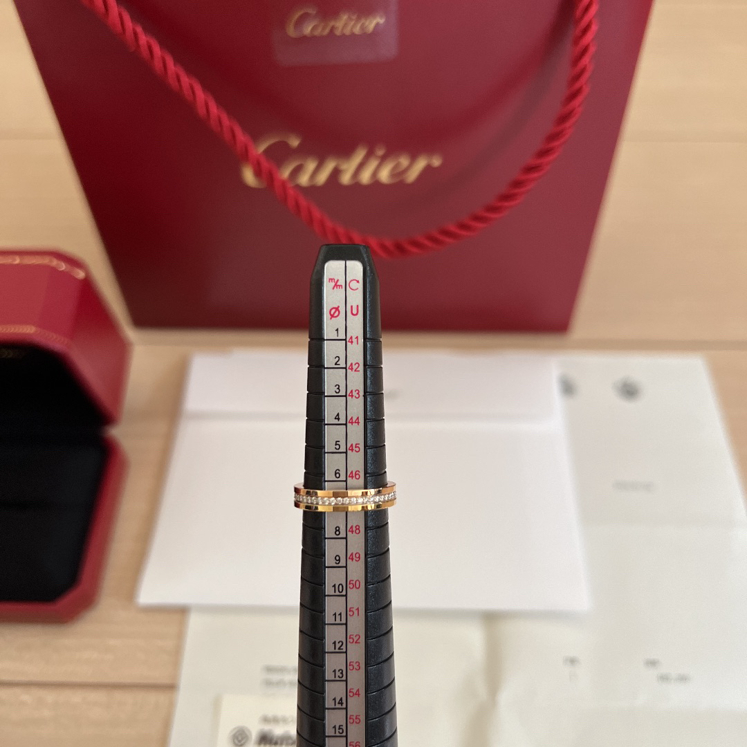 Cartier(カルティエ)の新品未使用カルティエ　ウェディングバンド　ウェディングリング　638,000 レディースのアクセサリー(リング(指輪))の商品写真