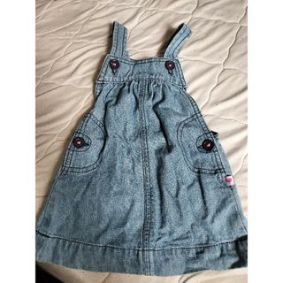 カーターズ(carter's)の女の子　デニム　ワンピース 70〜80サイズ(ワンピース)